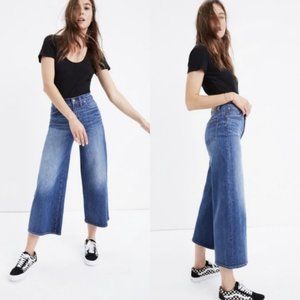 MADEWELL Wide Leg Crop Jeans High Rise 26 Pants